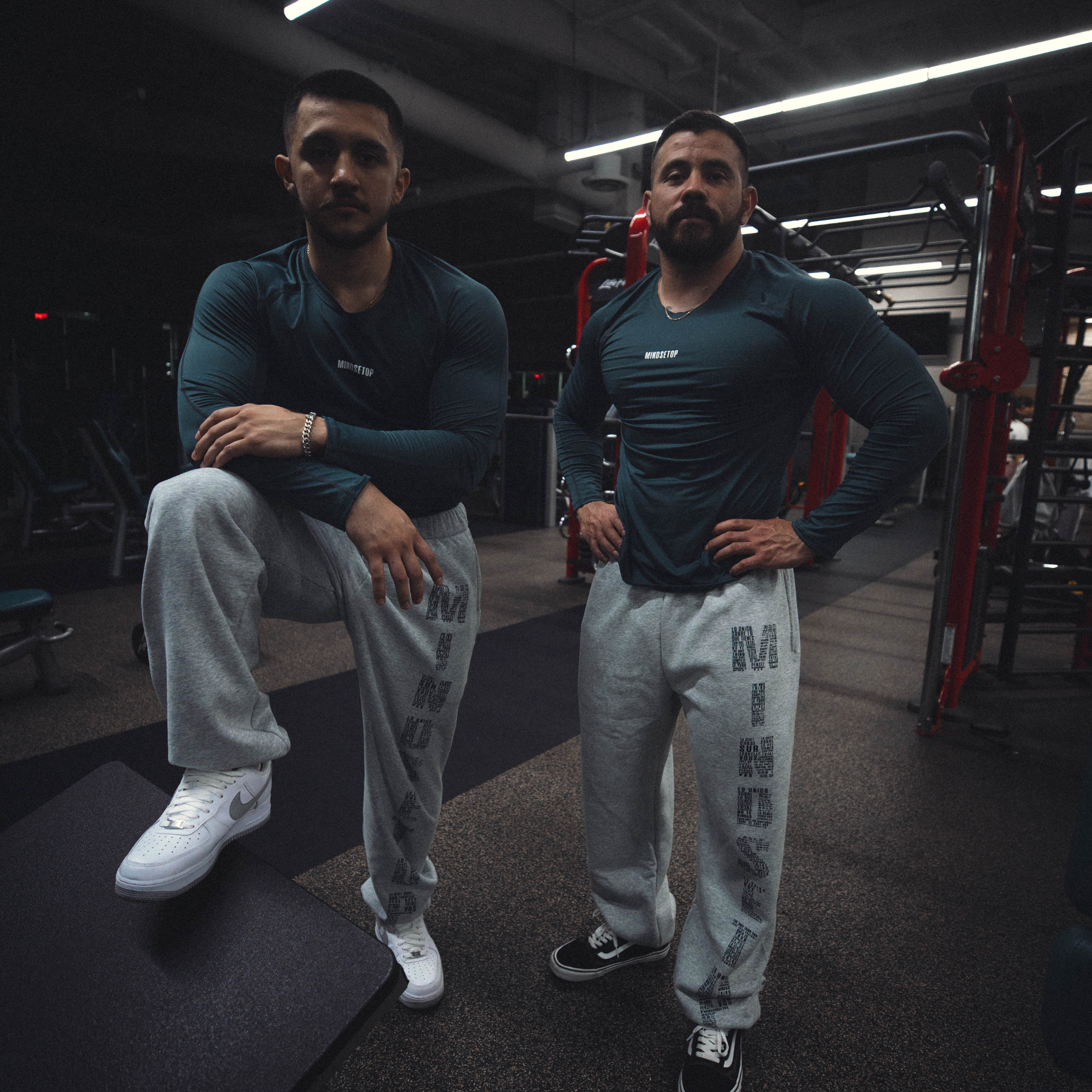 MINDSETOP BLUE LONG SLEEVE COMPRESSION SHIRT
