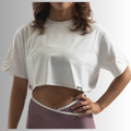 MINDSETOP CROP TOP SHIRT| GRAY