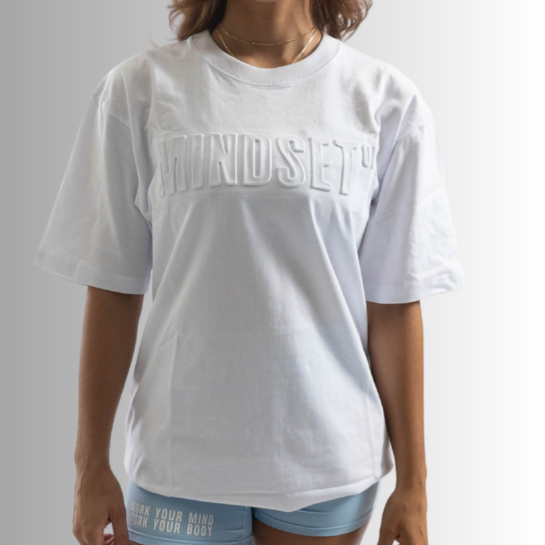 MINDSETOP OVERSIZED WHITE SHIRT UNISEX