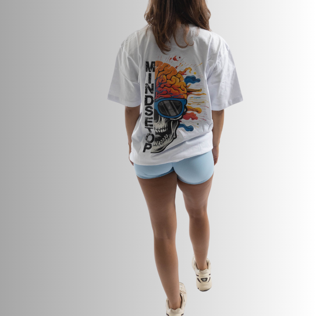 MINDSETOP OVERSIZED WHITE SHIRT UNISEX