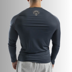MINDSETOP BLUE LONG SLEEVE COMPRESSION SHIRT