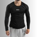 MINDSETOP BLACK LONG SLEEVE COMPRESSION SHIRT