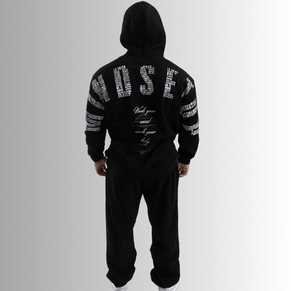 MINDSETOP HOODIE AND PANTS SET| BLACK