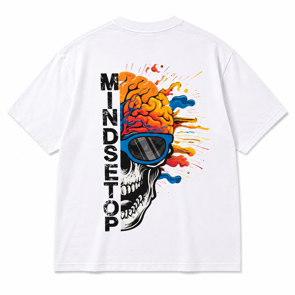 MINDSETOP OVERSIZED WHITE SHIRT UNISEX