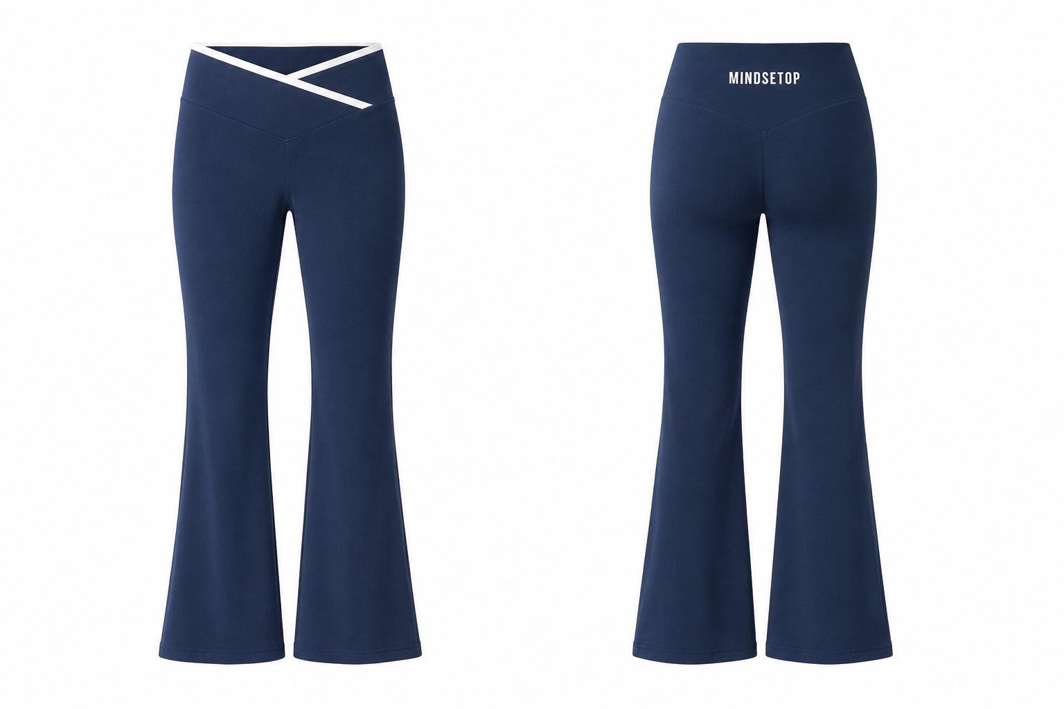 MINDSETOP BELL BOTTOM PANTS | BLUE