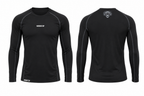 MINDSETOP BLACK LONG SLEEVE COMPRESSION SHIRT