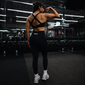 MINDSETOP BLACK SET: BRA SHORTS LEGGINGS (3PCS)