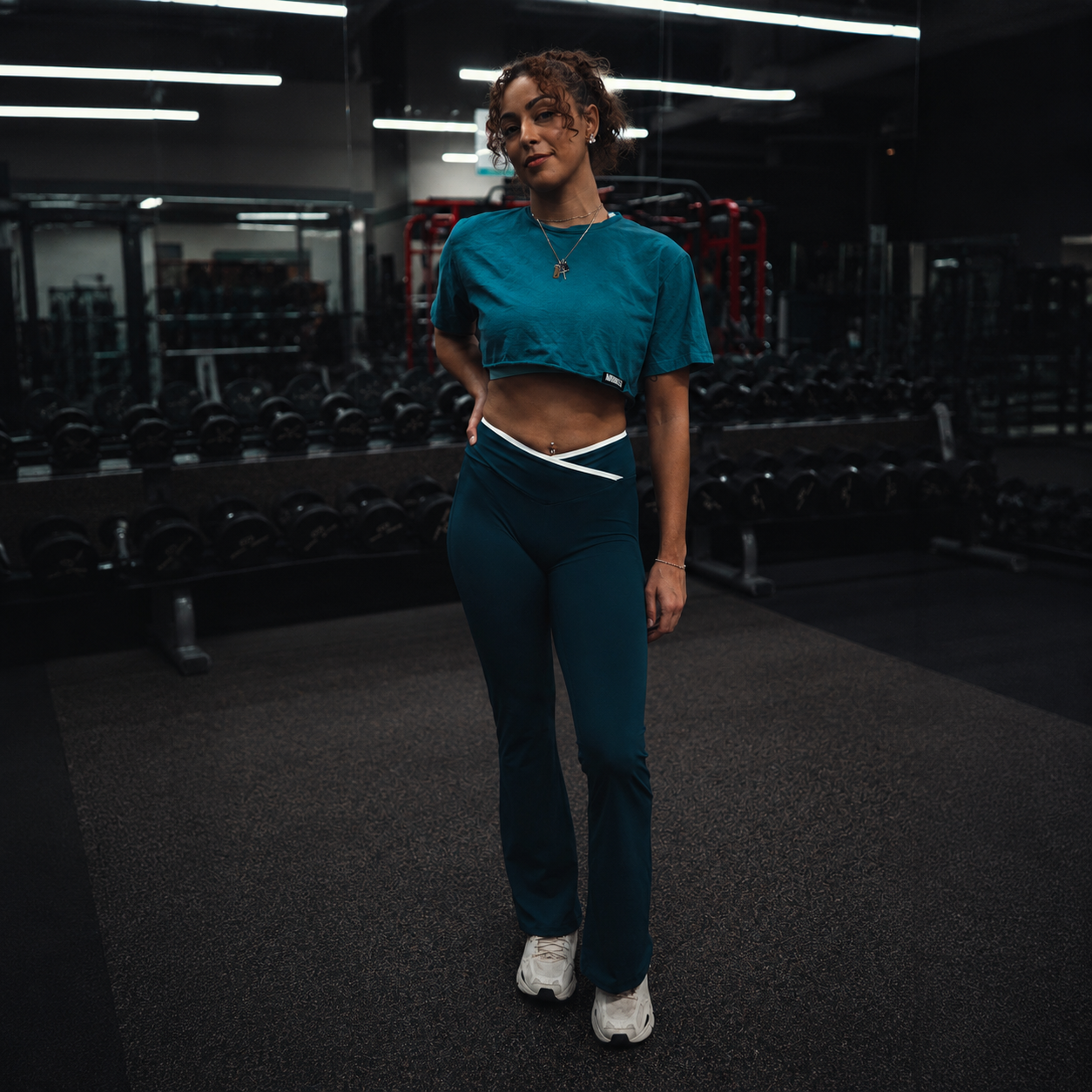 MINDSETOP BELL BOTTOM PANTS | BLUE