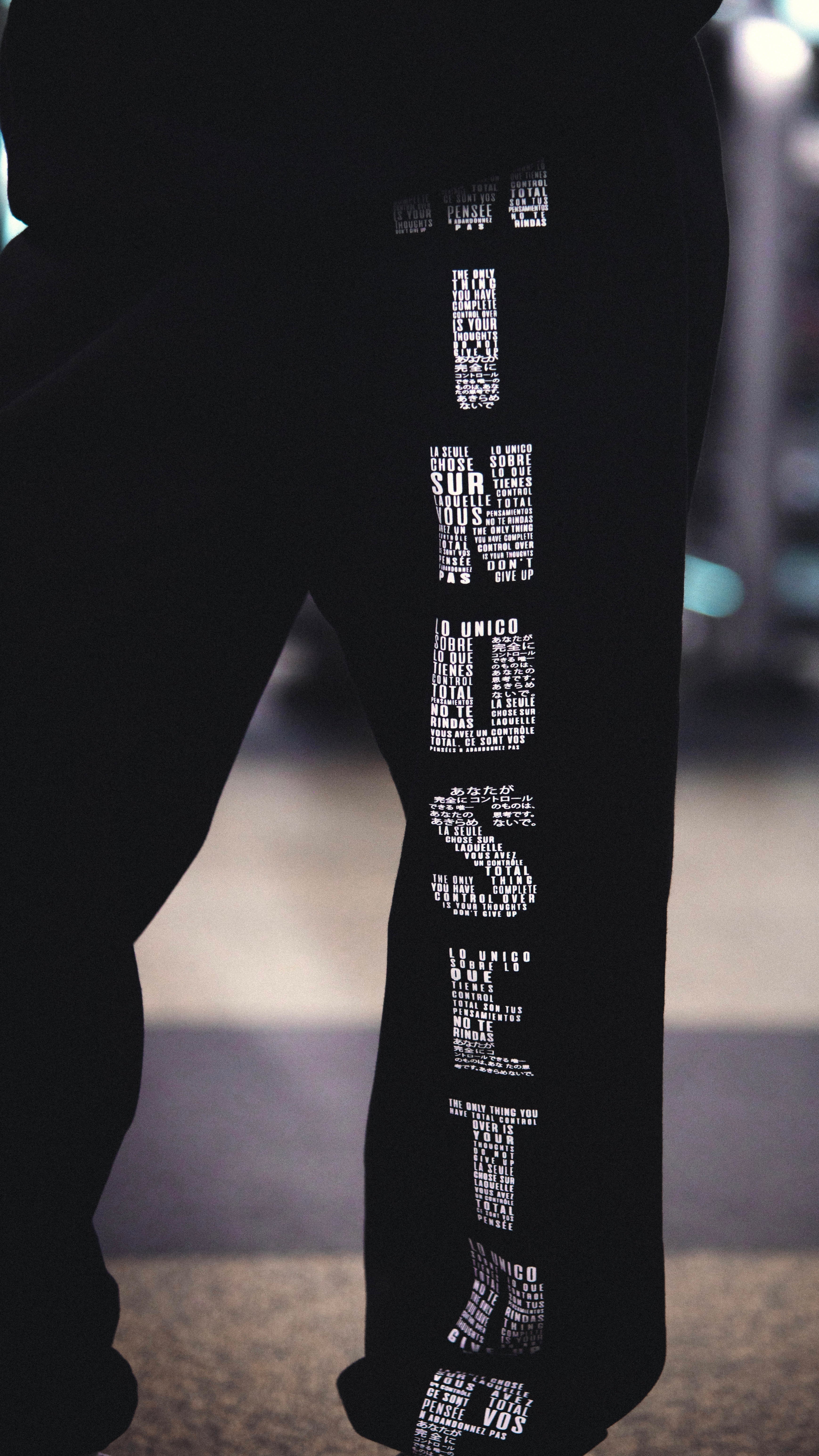 MINDSETOP HOODIE AND PANTS SET| BLACK