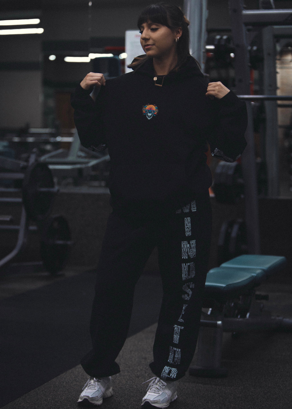 MINDSETOP HOODIE AND PANTS SET| BLACK