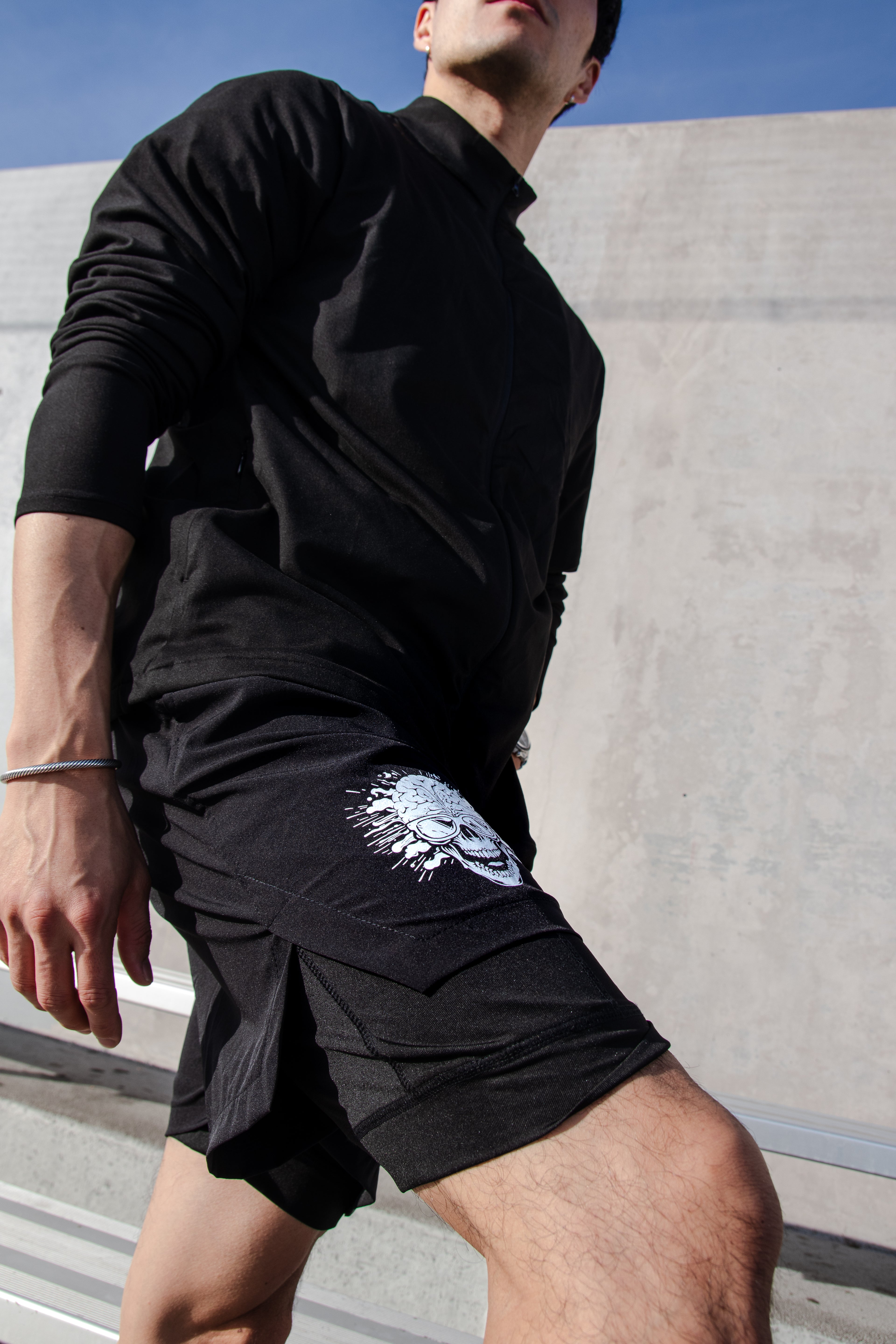 COLD DISCIPLINE SPORTS SHORTS | BLACK
