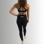 MINDSETOP BLACK SET: BRA SHORTS LEGGINGS (3PCS)