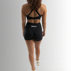 MINDSETOP BLACK SET: BRA SHORTS LEGGINGS (3PCS)