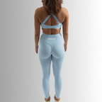 MINDSETOP BABY BLUE SET: BRA SHORTS LEGGINGS (3PCS)
